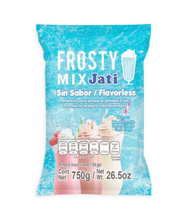 malteada / frosty mix jati sin sabor