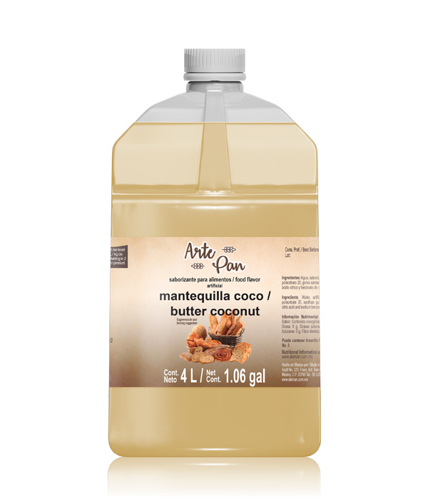 c. mantequilla coco arte pan