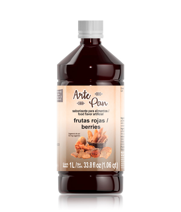 c. frutas rojas arte pan