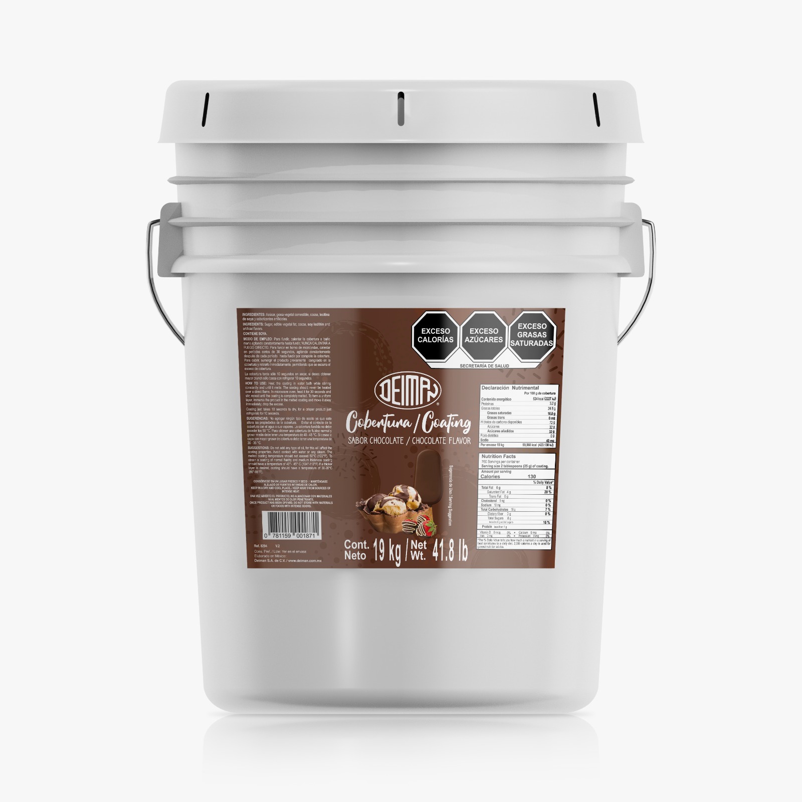 cobertura sabor chocolate