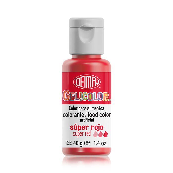 súper rojo gelicolor