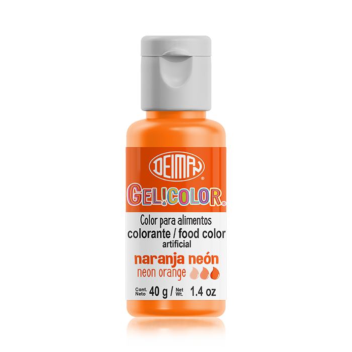 naranja neón gelicolor