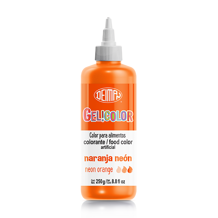 naranja neón gelicolor