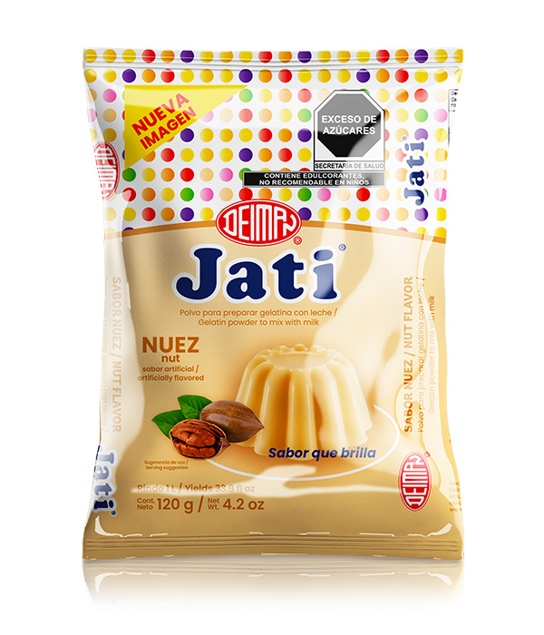 gel. jati leche nuez