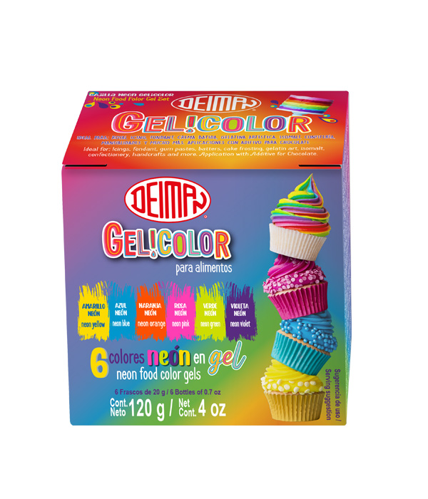 cajilla neón gelicolor