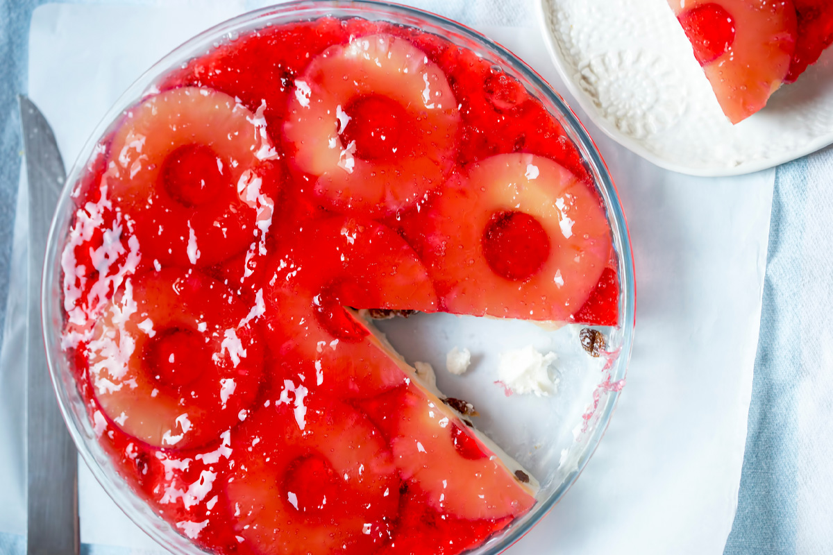 Gelatina Piña-limón