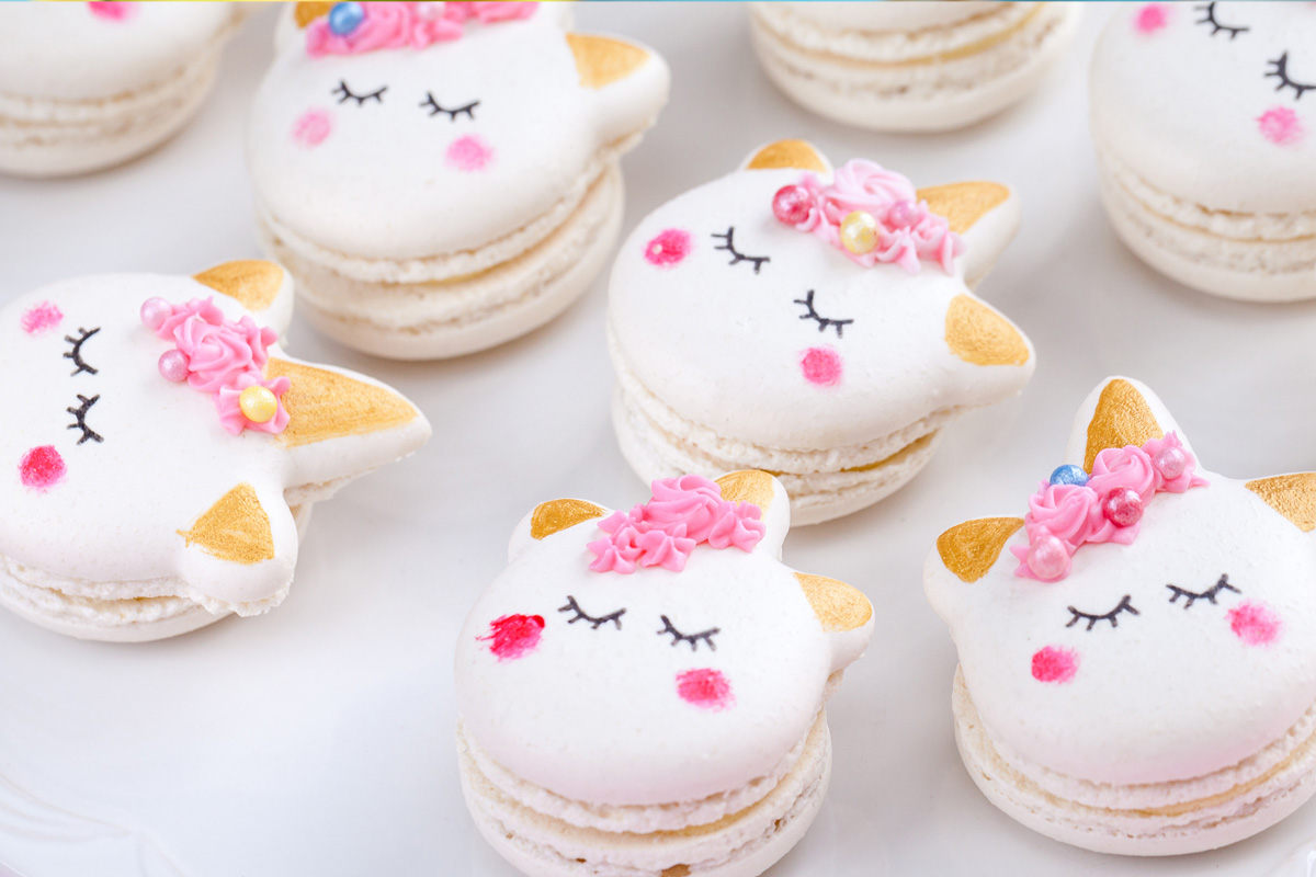 Macarrones Unicornio