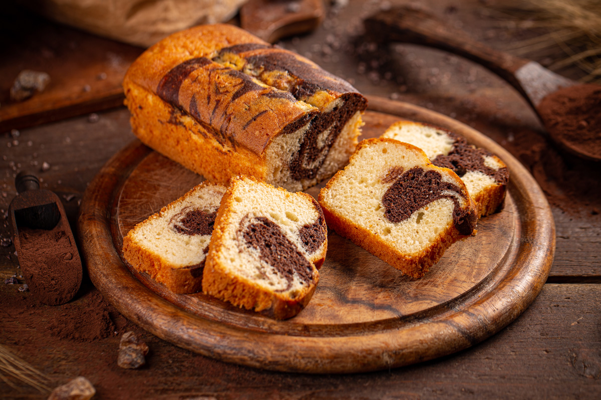 Rosca Marmoleada con Chocolate